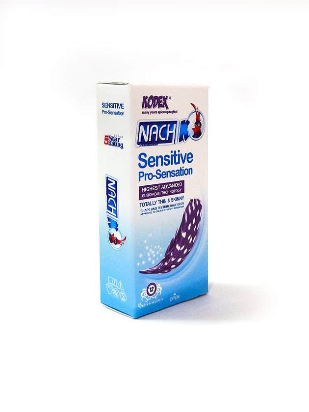 کاندوم کدکس مدل Sensitive Pro-Sensation بسته 12 عددی