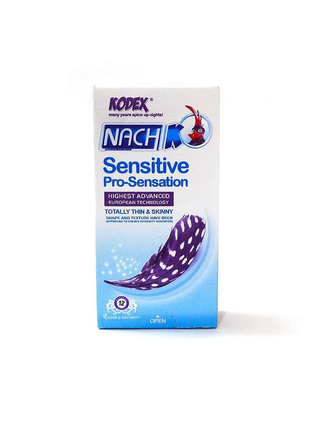کاندوم کدکس مدل Sensitive Pro-Sensation بسته 12 عددی