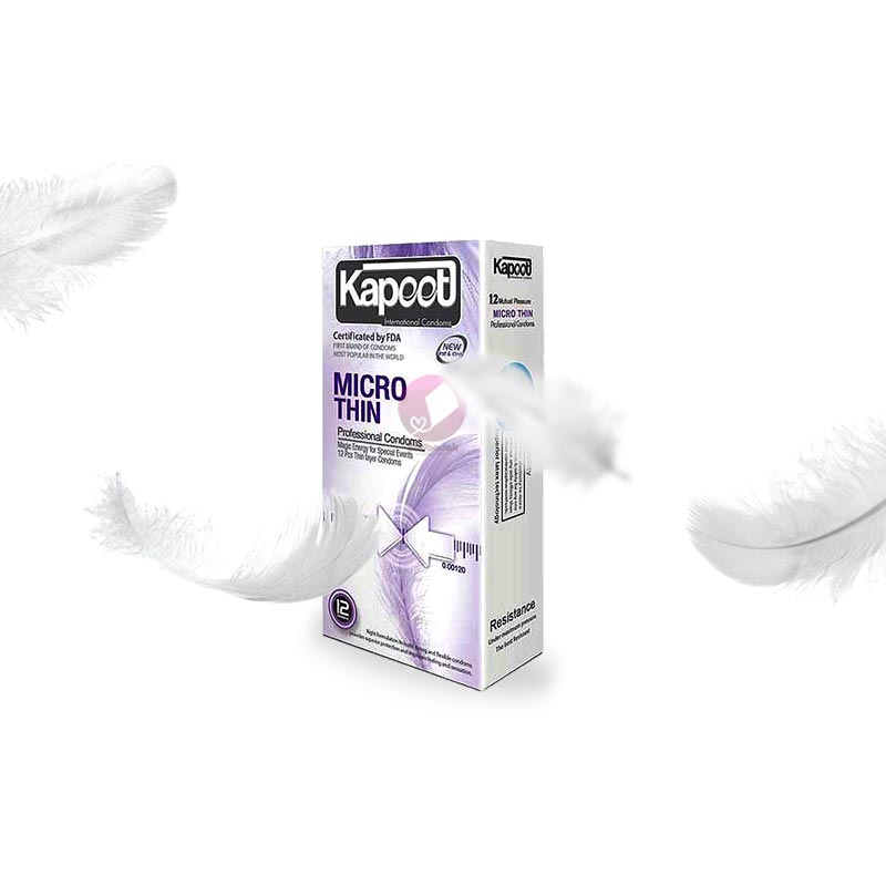 کاندوم کاپوت مدل Micro Thin، فوق العاده نازک بسته 12 عددی