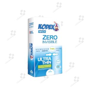 کاندوم کدکس مدل Zero Invisible فوق العاده نازک بسته 12 عددی