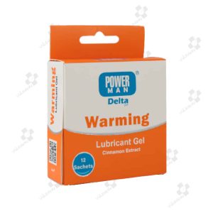 ژل گرم کننده Warming پاورمن دلتازکس دلتا دارو 12 عدد