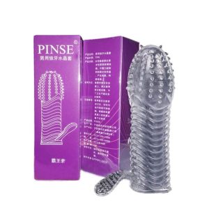 کاندوم سیلیکونی Pinse بنفش، چندبار مصرف