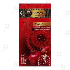 کاندوم کلایمکس مدل Magic اناری بسته 12 عددی